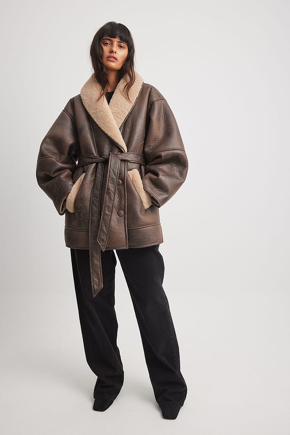 Elara - Manteau Ceinturée