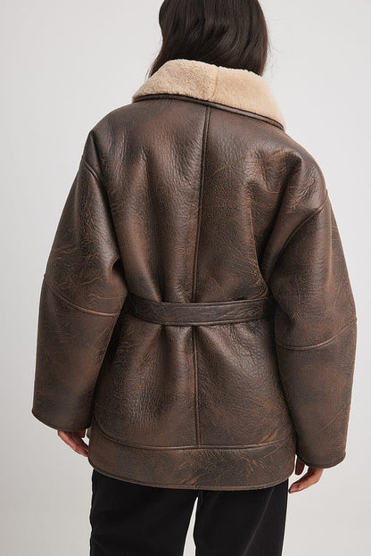 Elara - Manteau Ceinturée