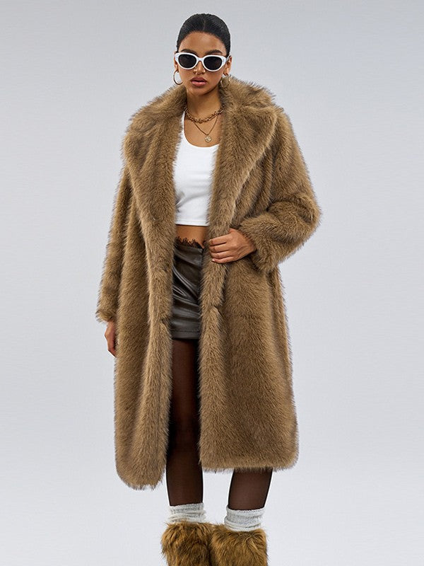 Isoria - Manteau Long Fourrure